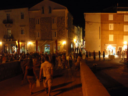 Town Pag at night